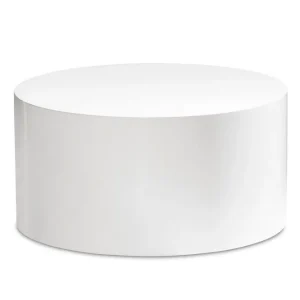 Wohnling Soffbord Wohnling MONOBLOC rund 60 cm, modern stil Vit Vit - Möbler Billigare