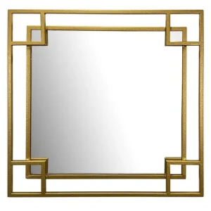 Köp online Wohnling Spegel Wohnling Fyrkantig Geometrisk 60 cm Metallram Modern - Inredning