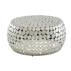 Wohnling Soffbord Wohnling Rund metallplatta stil matt look modern - Möbler Begränsad tid