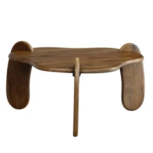 Wohnling Soffbord Wohnling Massivt trä mango 78 cm organisk optik modern - Möbler Lågt pris