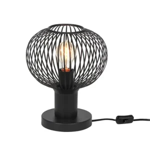 Säker betalning Trio Lighting Bordslampa TRIO Gila 23 cm, Mattsvart 23 cm, Mattsvart - Belysning