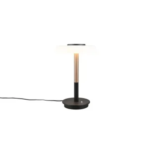 Trio Lighting Bordslampa TRIO Celeste Mattsvart/vit/kaffebrun Mattsvart/vit/kaffebrun - Belysning Beställ nu
