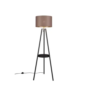 Trio Lighting Golvlampa TRIO Colette Mattsvart Mattsvart - Belysning Kundfavorit