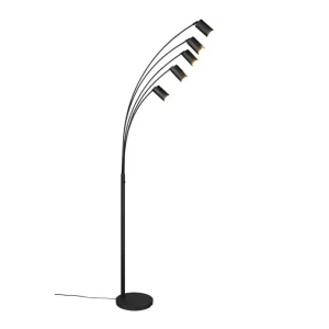 Kampanj Trio Lighting Golvlampa TRIO Marley Mattsvart Mattsvart - Belysning
