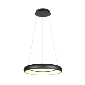 Trio Lighting Pendel TRIO Cardona 62 cm, Mattsvart 62 cm, Mattsvart - Belysning Rabatt