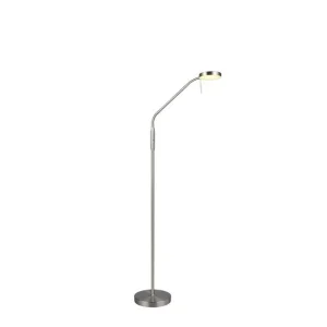 Trio Lighting Golvlampa TRIO Moreno Borstad stål Borstad stål - Belysning Populär