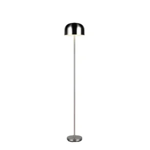 Snabb leverans Trio Lighting Golvlampa TRIO Jeff Borstad stål Borstad stål - Belysning