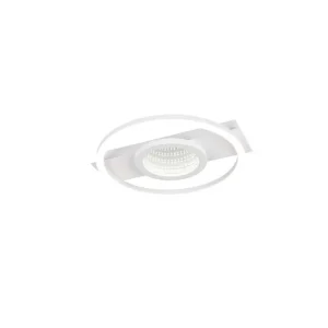 Snabb leverans Trio Lighting Taklampa TRIO Wheeler Rund, Mattvit Rund, Mattvit - Belysning