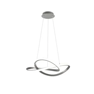 Trygg betalning Trio Lighting Pendel TRIO Course Borstad stål Borstad stål - Belysning