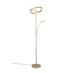 Trio Lighting Golvlampa TRIO Willis Guld Guld - Belysning Trygg betalning