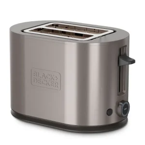 Kundfavorit Black+Decker Brödrost Black+Decker 2 Fack Rostfritt 900W Stål - Servering & matlagning