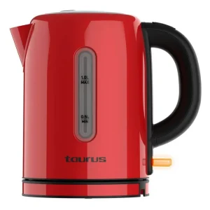 Vattenkokare Taurus 2200W 1L Red - Servering & matlagning Kampanjpris