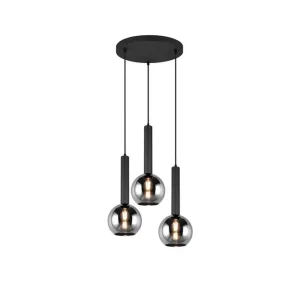 Endast idag Trio Lighting Pendel TRIO Clayton 3-del 3-del - Belysning