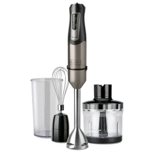 Black+Decker Stavmixerset Black+Decker Brushed 1200W Kolgrå||Svart - Servering & matlagning Trygg betalning