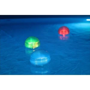 risnedsättning Planet Pool Solcellsbelysning Planet Pool Klot Flytande RGB 3 st - Belysning