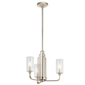 Nyhet Ljuskrona Kichler Kimrose 374x459 mm, Polerad Nickel 374x459 mm, Polerad Nickel - Belysning