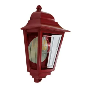 Utomhusvägglampa Elstead Lighting Deco Lane Röd Röd - Belysning Snabb frakt