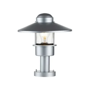Sockellampa Elstead Lighting Klampenborg Silver Silver - Belysning Lägg i varukorgen