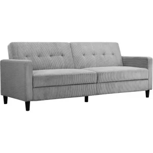 Lågt pris Loft24 Bäddsoffa Hartford II 203x83x82 cm, Grå 203x83x82 cm, Grå - Möbler