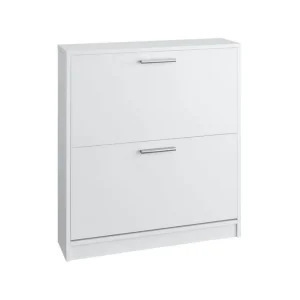 Säker betalning Loft24 Skoförvaring Bill 75x21x83 cm, Vit 75x21x83 cm, Vit - Förvaring
