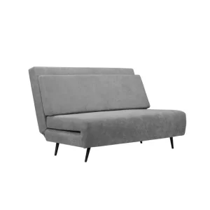 Populär Loft24 Sängsoffa Mallory Antracit, Linnetyg/Metall/Trä Antracit, Linnetyg/Metall/Trä - Möbler