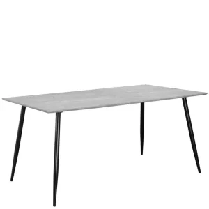 Loft24 Matbord Monza 160x90x76 cm, Sten/Svart 160x90x76 cm, Sten/Svart - Möbler Nedsatt pris