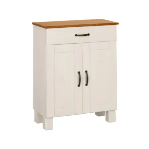 Loft24 Badrumsskåp Alby 60x30x80 cm, Vit/Honung 60x30x80 cm, Vit/Honung - Förvaring Beställ idag