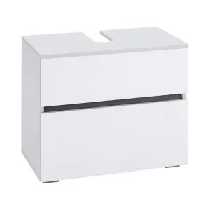 Populärt val Loft24 Tvättställsskåp Wisla 60x35x55 cm, Vit 60x35x55 cm, Vit - Förvaring