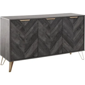 Loft24 Skänk Mörkt trä 133x40x75 cm 133x40x75 cm - Förvaring Handla nu