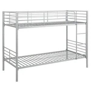 Loft24 Våningssäng Rosie Silver Silver - Möbler Expressleverans