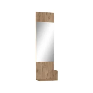 Loft24 Kosmo Vägghängd Spegel Rectangulär 32x114 cm Grå - Inredning Fri frakt