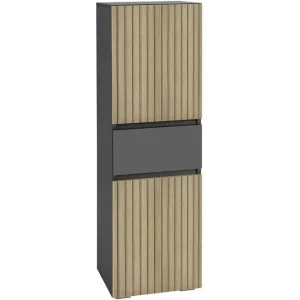Handla nu Loft24 Högskåp till badrum Loft24 Badrumsskåp Loft24 Wisla 130x35x38 cm Nature - Förvaring