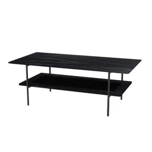 Endast denna vecka Pensacola Soffbord 110 cm Svart - Möbler