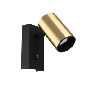 Begränsat antal Eglo Vägglampa Eglo Cumaribo Svart/Mässing - Belysning