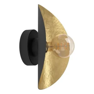 Rea Eglo Vägglampa Eglo Saceda Svart/Guld - Belysning