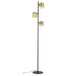 Trygg betalning Eglo Golvlampa Eglo Altamira Svart/Mässing - Belysning