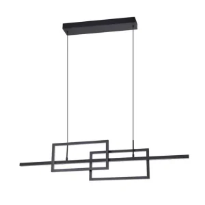 Handla nu Eglo Takpendel Eglo Puebla Svart/Vit 115 cm 115 cm - Belysning