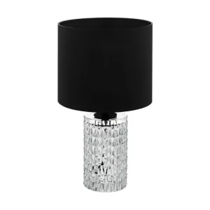 Begränsat erbjudande Bordslampa Eglo Sapuara Svart Kristall - Belysning