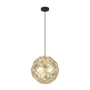 Endast denna vecka Eglo Takpendel Eglo Skoura Rund Mässing 41 cm 41 cm - Belysning