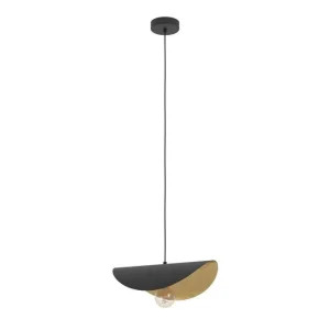 Takpendel Eglo Saceda Svart/Guld 41 cm 41 cm - Belysning Expressleverans