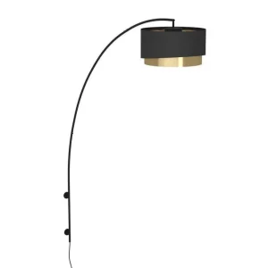 Vägglampa Eglo Manderline Svart/Mässing - Belysning Handla nu