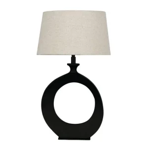 Snabb frakt Bordslampa Eglo Diezma Svart/Natur 52 cm 52 cm - Belysning