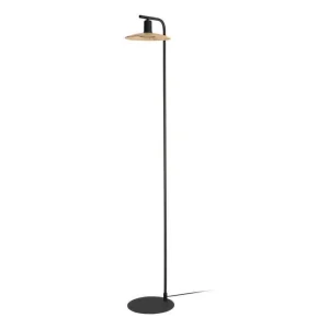 Golvlampa Eglo Mayazes Svart/Trä - Belysning Reapris