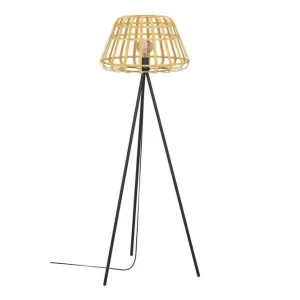 Säker betalning Eglo Golvlampa Eglo Montezuelo Trä - Belysning