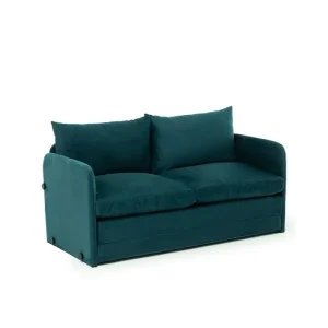 2-sits bäddsoffa Rubby (148 x 70 x 66 cm) Petrolgrön Petrolgrön - Möbler Sista chansen