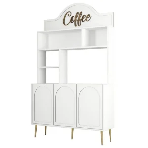Beställ idag Kaffebarskåp Hazim Tre Vit / Rany Vit / Rany - Förvaring