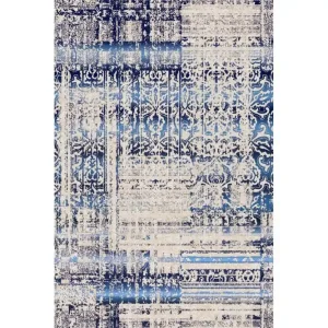 Hallmatta Stribor Blå 80 x 150 cm - Textil & mattor Kampanjpris