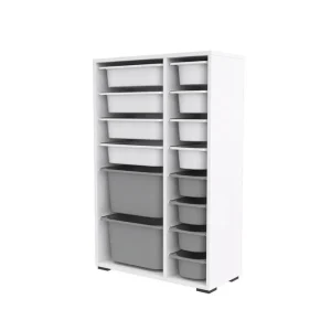 Köp online Flerfunktionsskåp Ravielwich (69,5 x 109 x 30 cm) VitGrå 2 VitGrå 2 - Förvaring