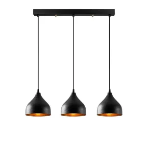 Endast idag Taklampa Thela Triple Svart Svart - Belysning