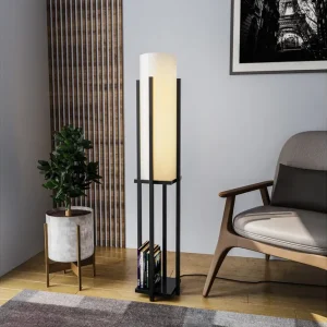 Golvlampa Ratmo Sudampa (Hyllhöjd: 60 cm) Svart Beige Svart Beige - Belysning Beställ nu